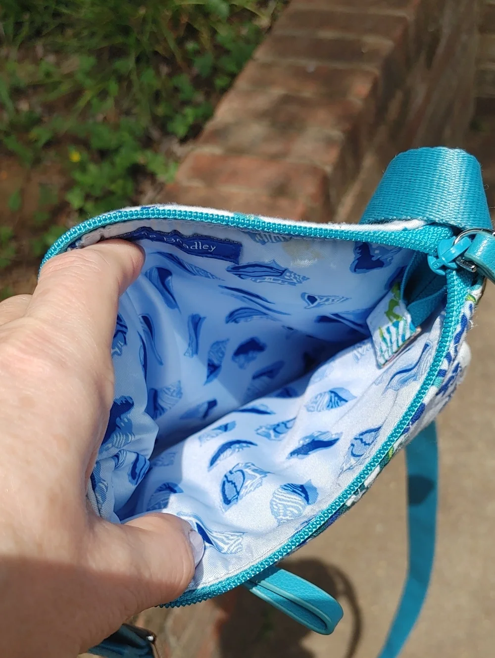 Vera Bradley Shore Thing RFID Mini Hipster Crossbody Bag (1265)
